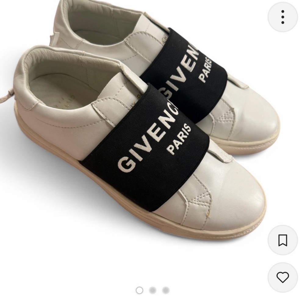 Givenchy White and Black Sneakers